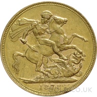 1871 Victoria Young Head Gold Sovereign (Sydney Mint)