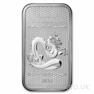 2024 5oz Silver Year of the Dragon Bar