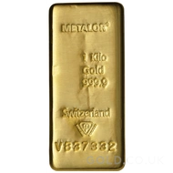 1 Kilo Metalor Gold Bar