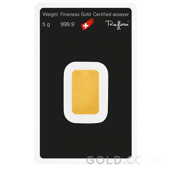 5g Gold Bar Argor-Heraeus