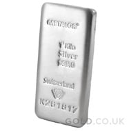 1 Kilo Metalor Silver Bar