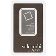 1oz Palladium Bars