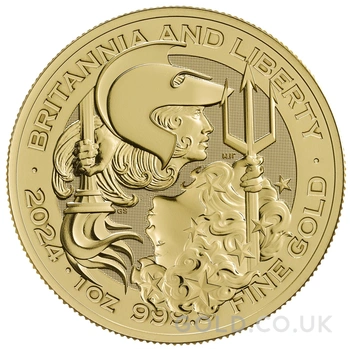 2024 1oz Britannia & Liberty Gold Coin