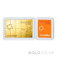 Valcambi 1oz Gold Combi-Bar