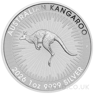 2026 Silver Kangaroo Coin 1oz