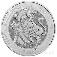 2024 The Seymour Unicorn - Tudor Beasts 10oz Silver Coin