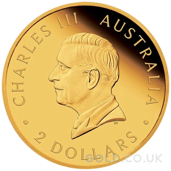 2025 0.5g Australian Mini Roo Proof Gold Coin