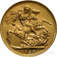 1925 Gold Sovereign Coin George V (S)