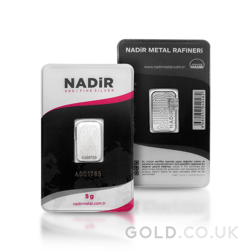 5g Silver Bar Nadir Minted
