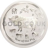 Silver Perth Mint Year of the Pig 1KG (2019)