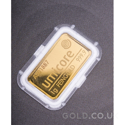 1g Gold Bar Umicore