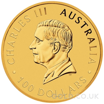 2025 1oz Australian Kangaroo Gold Nugget Coin