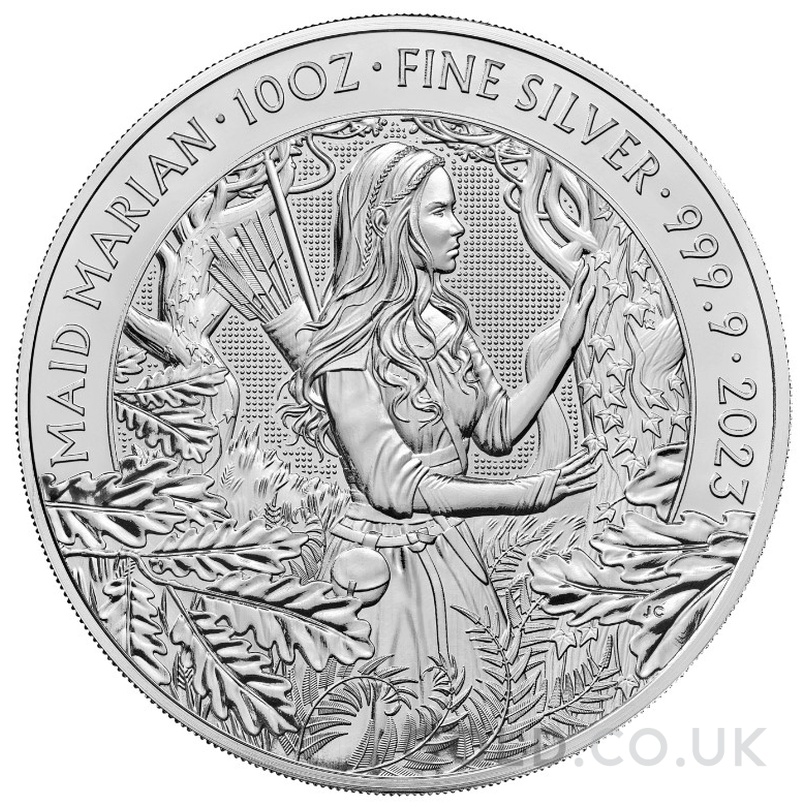 2023 Maid Marian Silver Coin Myths & Legends 10oz
