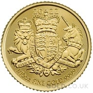 Tenth Ounce Gold Royal Arms (2022)