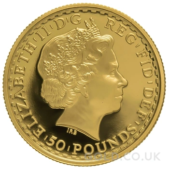 2001 Proof 1/2oz Gold Britannia Coin