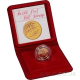 Gold Proof Half Sovereign Boxed (1980)