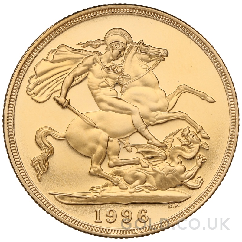 1996 Proof £2 Coin Gold Double Sovereign