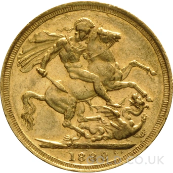 1888 Gold Sovereign Coin Queen Victoria Jubilee Head Sydney
