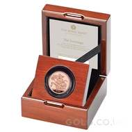 King Charles III Coronation Sovereign Gold Proof Coin Boxed (2023)