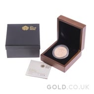 Gold Brilliant Uncirculated Five Pound Coin Boxed - 2010