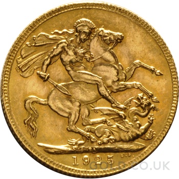 1925 Gold Sovereign Coin George V SA