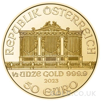 2023 1/2oz Austrian Gold Philharmonic Coin