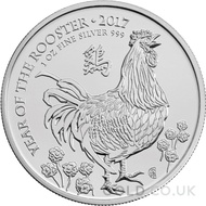 Silver 1oz Year of the Rooster (2017)