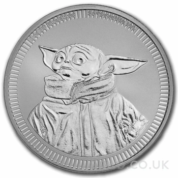 2023 1oz Star Wars Silver Coin Grogu Baby Yoda