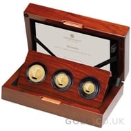 3 Coin Britannia Proof Gold Set Boxed (2024)
