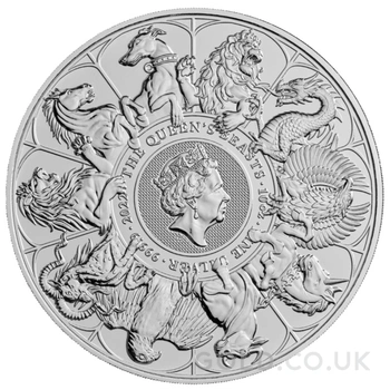 2022 10oz Queen's Beasts Completer Silver Coin