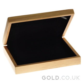Large Oak Coin Gift Box 3 x 1oz Silver Coins