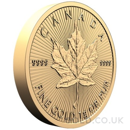 2025 MapleGram 25 x 1g Gold Coins