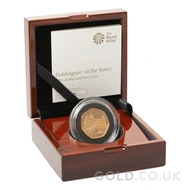 2019 Paddington at the Tower of London Fifty Pence Proof Gold Coin Boxed