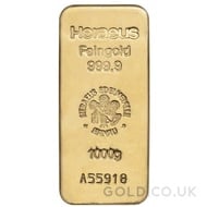 1 Kilo Heraeus Gold Bar