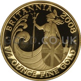 2008 Quarter Ounce Proof Britannia