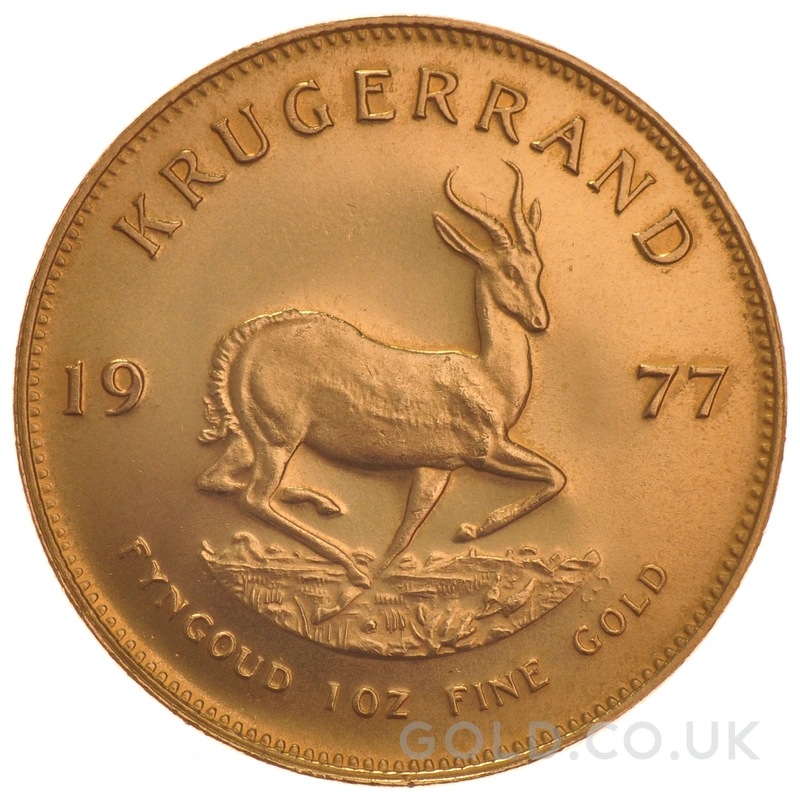 1977 Krugerrand Gold Coin 1oz