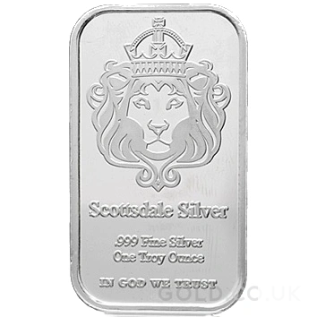1oz Silver Bar Scottsdale 'The One'