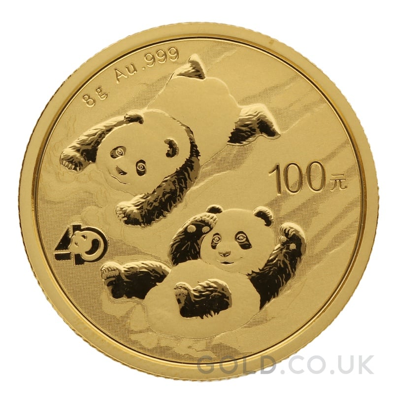 2022 8g Chinese Panda Gold Coin