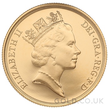 1990 Proof £2 Coin Gold Double Sovereign