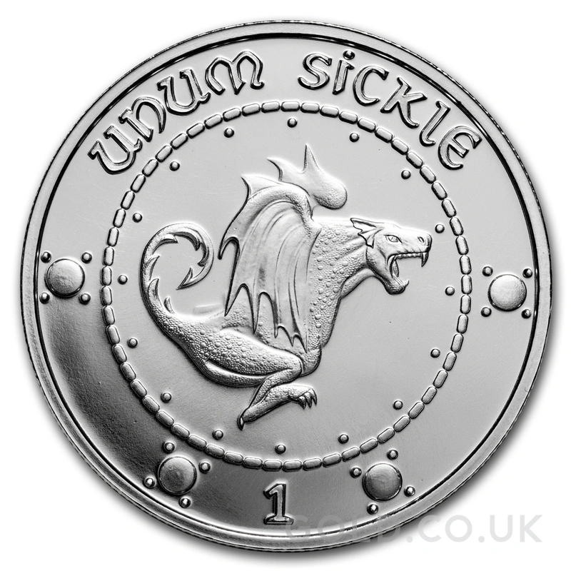 Harry Potter Pure Silver Sickle 1oz Round