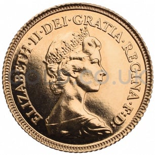 Elizabeth II Decimal Head Gold Half Sovereign