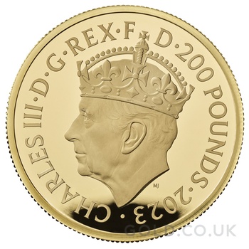 2023 2oz Gold Coronation of King Charles III Proof Coin Boxed