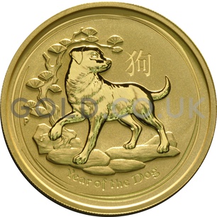 Gold Perth Mint Year of the Dog 2oz (2018)