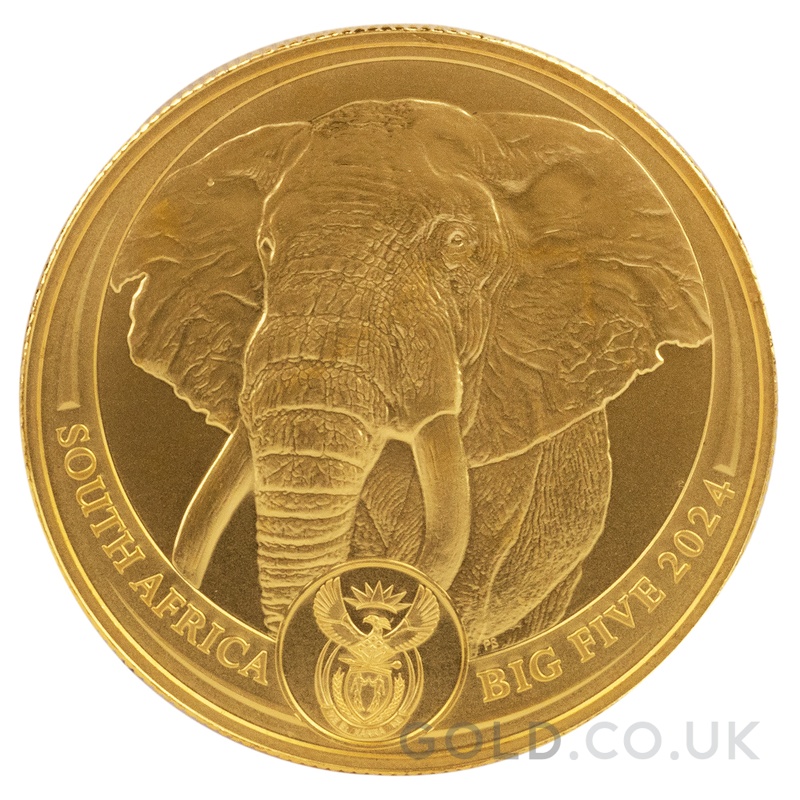 2024 Elephant Gold Coin Big Five Series 1oz