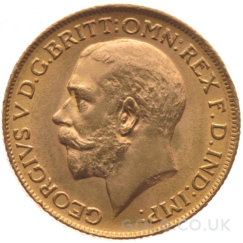 1923 Gold Sovereign Coin George V Sydney