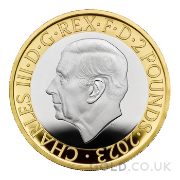 2023 £2 Proof Edward Jenner Silver Coin Boxed