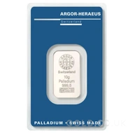 10g Argor-Heraeus Palladium Bar