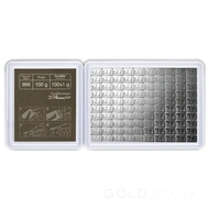Valcambi 100 x 1g Silver CombiBar