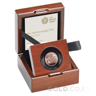 2018 Gold Proof Half Sovereign Elizabeth II Boxed