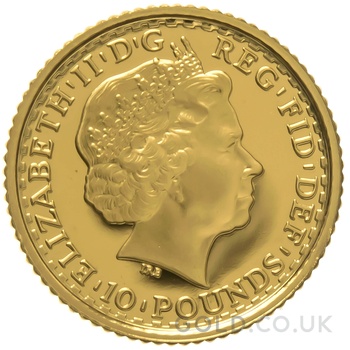 2005 Proof 1/10oz Gold Britannia Coin
